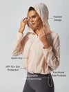 Breathable Drawstring Hoodie Jacket