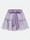 High-stretch Waistband Bow Tennis Skirt