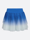 Breathable Ombre Pleated A-Line Tennis Skirt