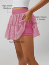 High-stretch Waistband Bow Tennis Skirt