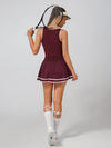 High Elasticity Hollow Out Tennis Skirt