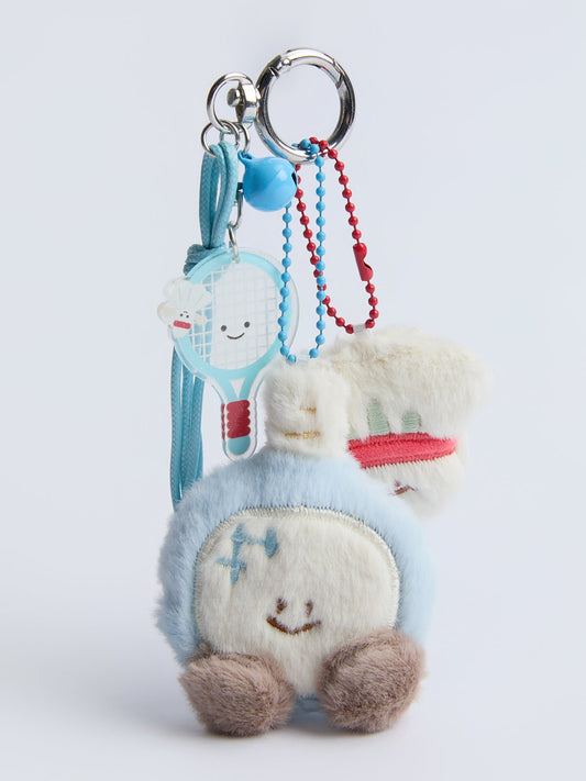 Fluffy Sporty Keychains