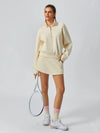 Soft Butter Pocket Stitching A-Line Tennis Skirt