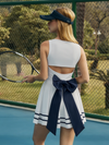 3D Bow Open-back Tennis Dress