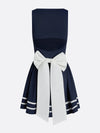 3D Bow Open-back Tennis Dress