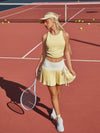 Tummy Control Lace Pleated A-Line Tennis Skirt