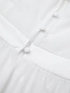 Built-in Bra Bow Cut Out V Neck Sleeveless Tennis Dress