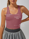 Light-to-medium Support Straps Lace Trim Crop Tank Top