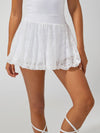 Lace Bubble Tennis Skirt