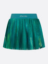 Breathable Ombre Pleated A-Line Tennis Skirt