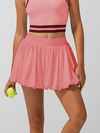 Pocket Stitching Bubble Tennis Skirt
