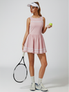 3D Bow Open-back Tennis Dress