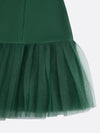 High-Elastic Button Detail Webbing Polo Collar Sleeveless Tennis Dress
