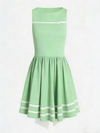 3D Bow Open-back Tennis Dress