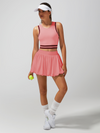 Pocket Stitching Bubble Tennis Skirt