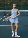 Lace Splicing A-line Tennis Dress