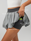 High Elasticity Bubble Tennis Skirt