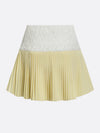 Tummy Control Lace Pleated A-Line Tennis Skirt