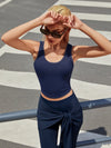 Women's High-Elastic Lace-up Long Pant