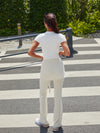 Women's High-Elastic Lace-up Long Pant