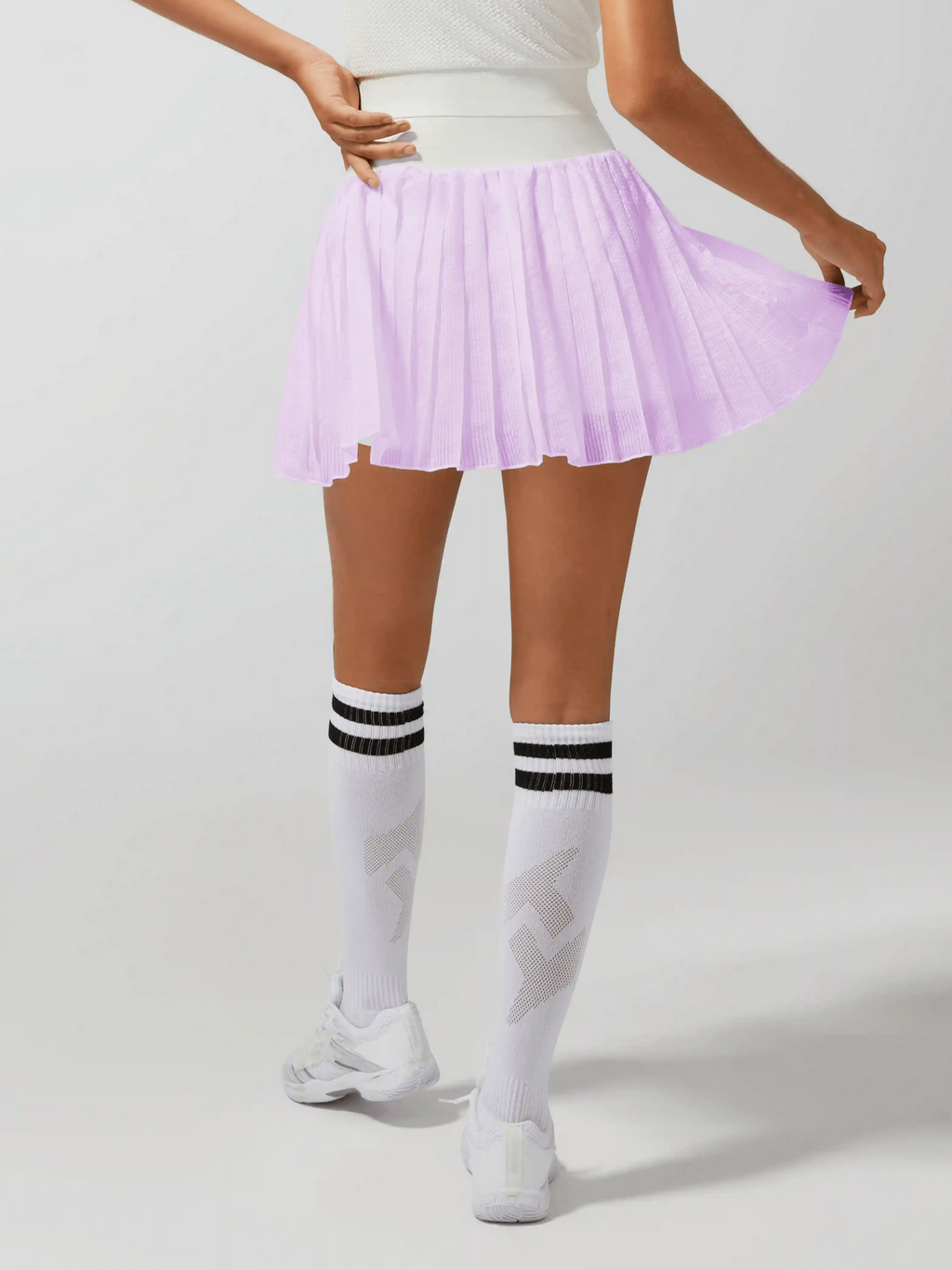 Irregular Craftsmanship Pleated Tennis Skirt