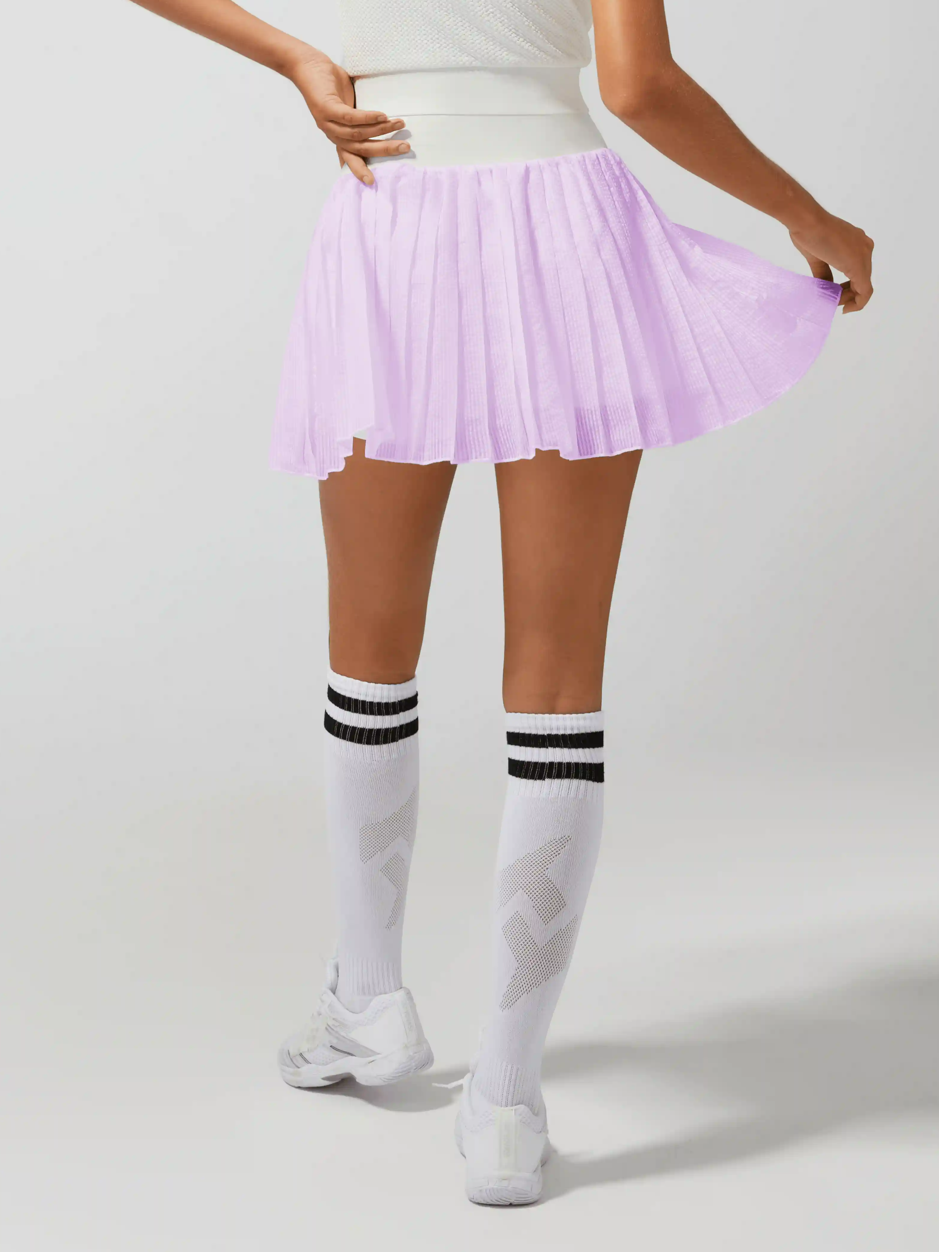 Irregular Craftsmanship Pleated Tennis Skirt