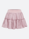 High-stretch Waistband Bow Tennis Skirt