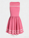3D Bow Open-back Tennis Dress