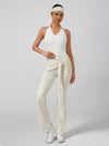 Women's High-Elastic Lace-up Long Pant