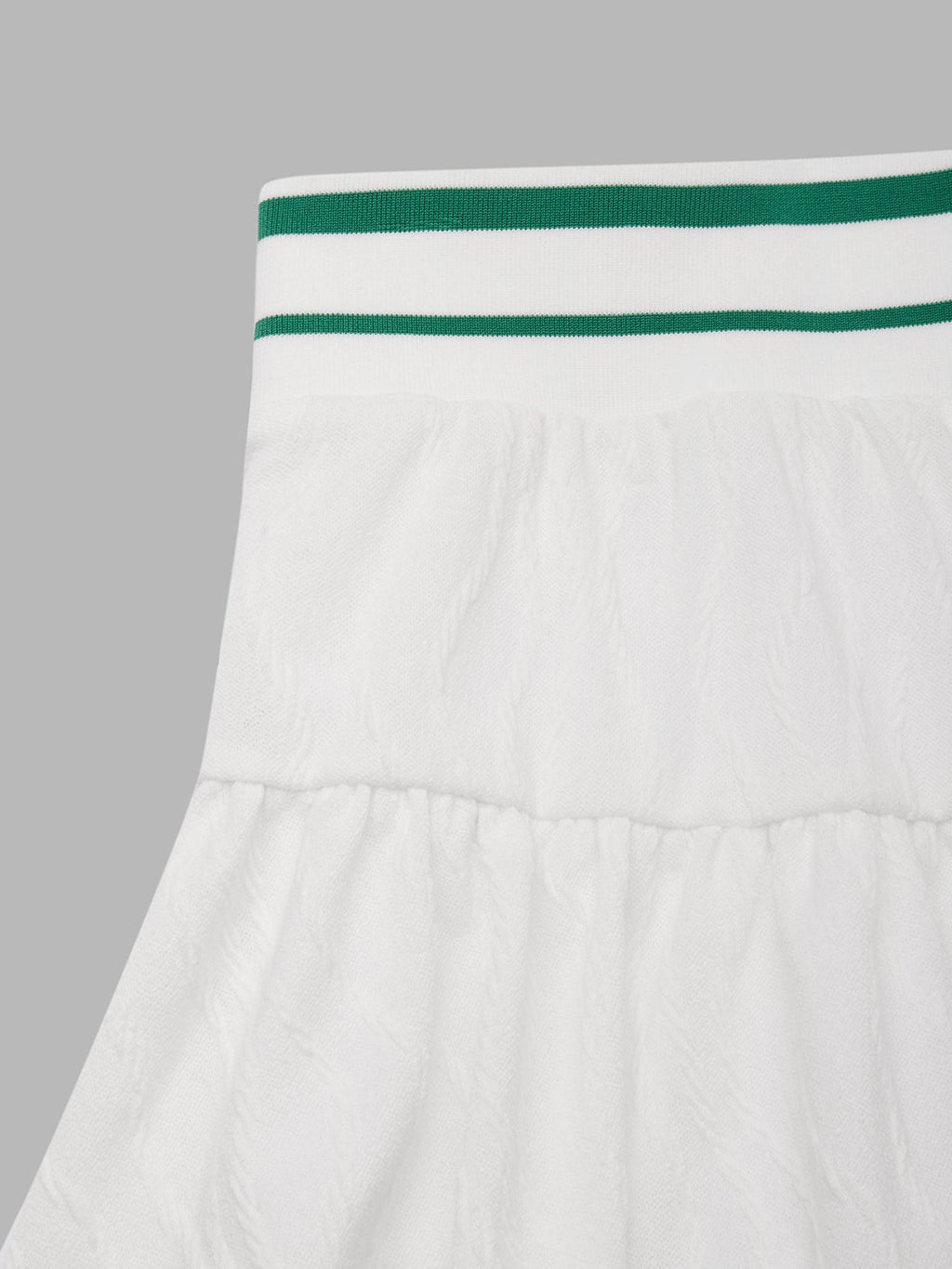 Collegiate Stripes Pleated Tennis Skirt Red