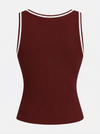 Light-to-medium Support Straps Breathable Ribbed Tank Top