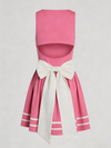 3D Bow Open-back Tennis Dress