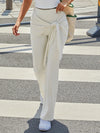 Women's High-Elastic Lace-up Long Pants