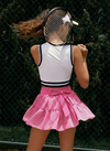 High-stretch Waistband Bow Tennis Skirt