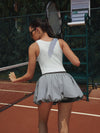 High Elasticity Bubble Tennis Skirt