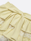 Breathable Bow Lace A-Line Tennis Skirt