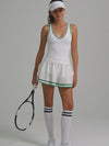 Light-to-medium Support Straps Breathable Ribbed Tank Top