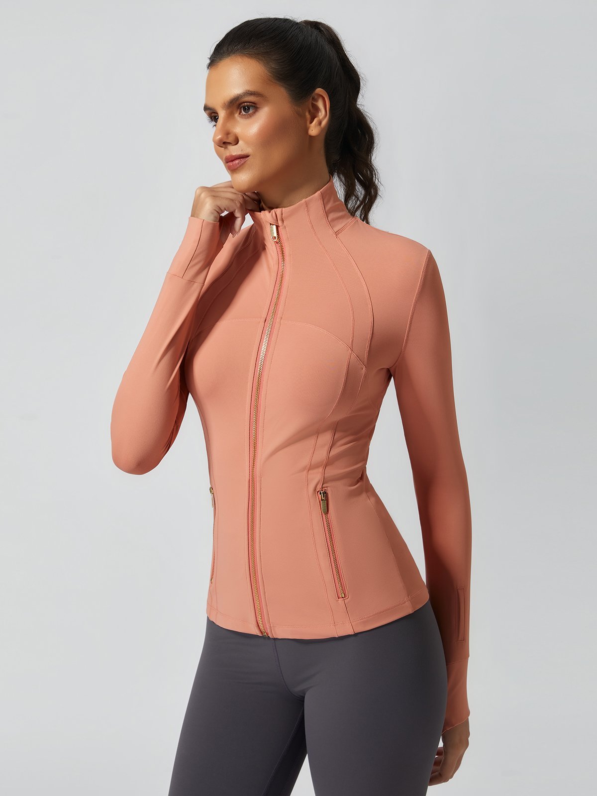 Women's Wicking Mock Neck Jacket